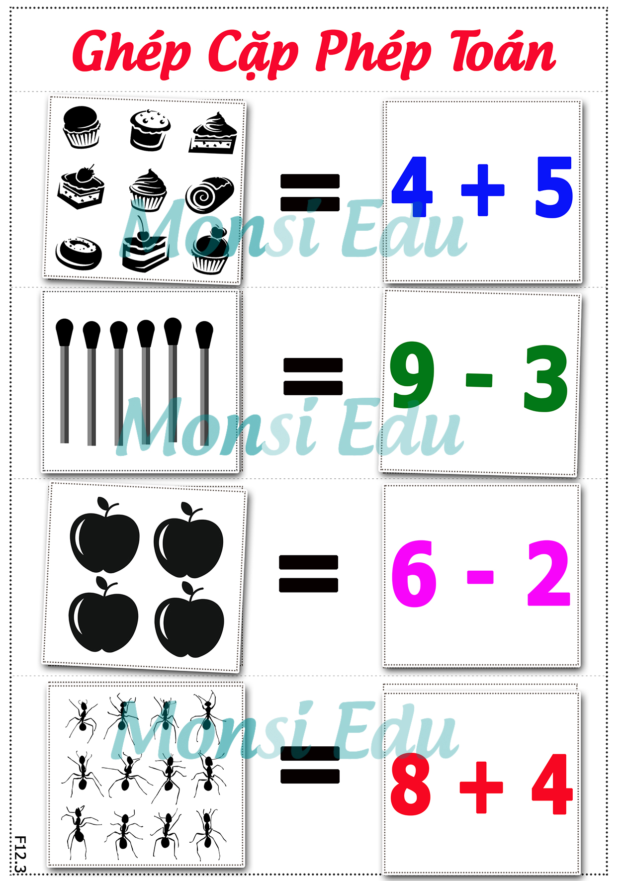 Bộ Tư Duy Logic – Matching Book F12 - Ảnh 8
