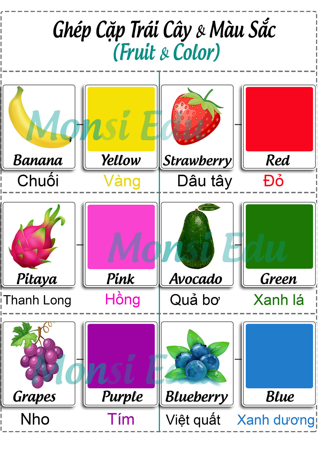 Bộ Màu Sắc & Hình Học F17 - Matching Book - Ảnh 11