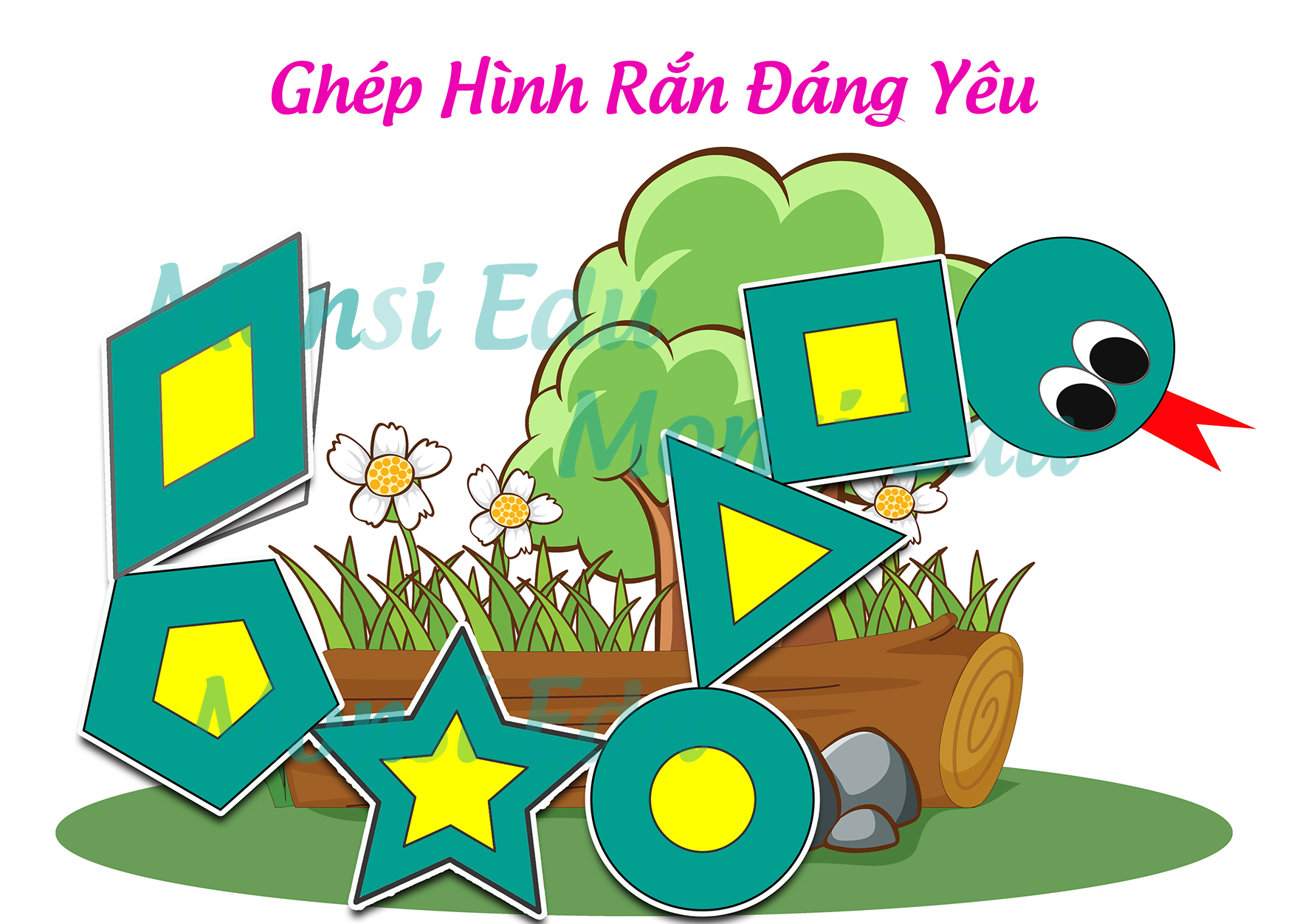 Bộ Màu Sắc & Hình Học F17 - Matching Book - Ảnh 12