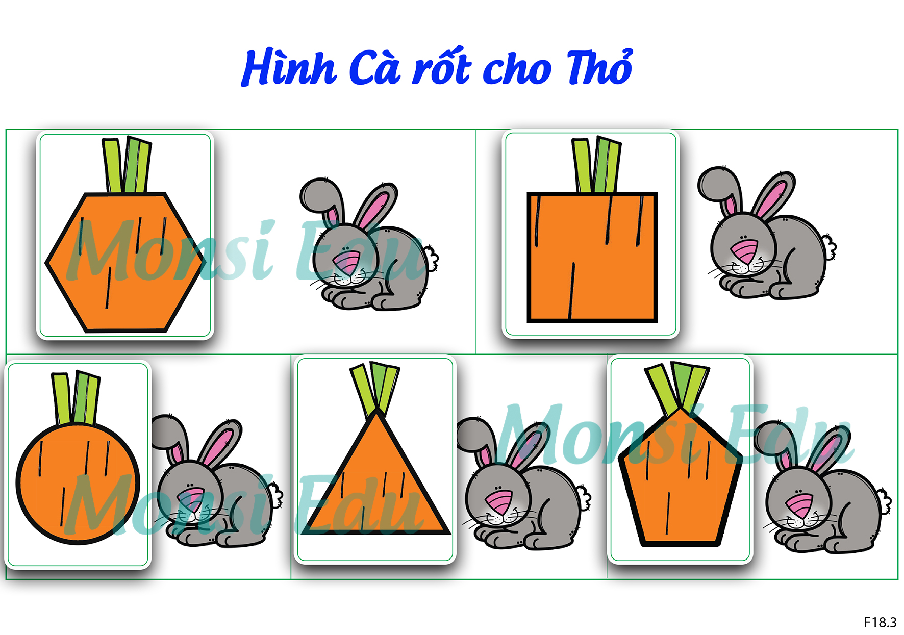 Bộ Màu Sắc & Hình Học F17 - Matching Book - Ảnh 6